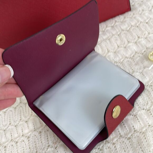 NWT Amazon Faux Leather Red and Black Women's Tote Bag Set - Picture 7 of 10